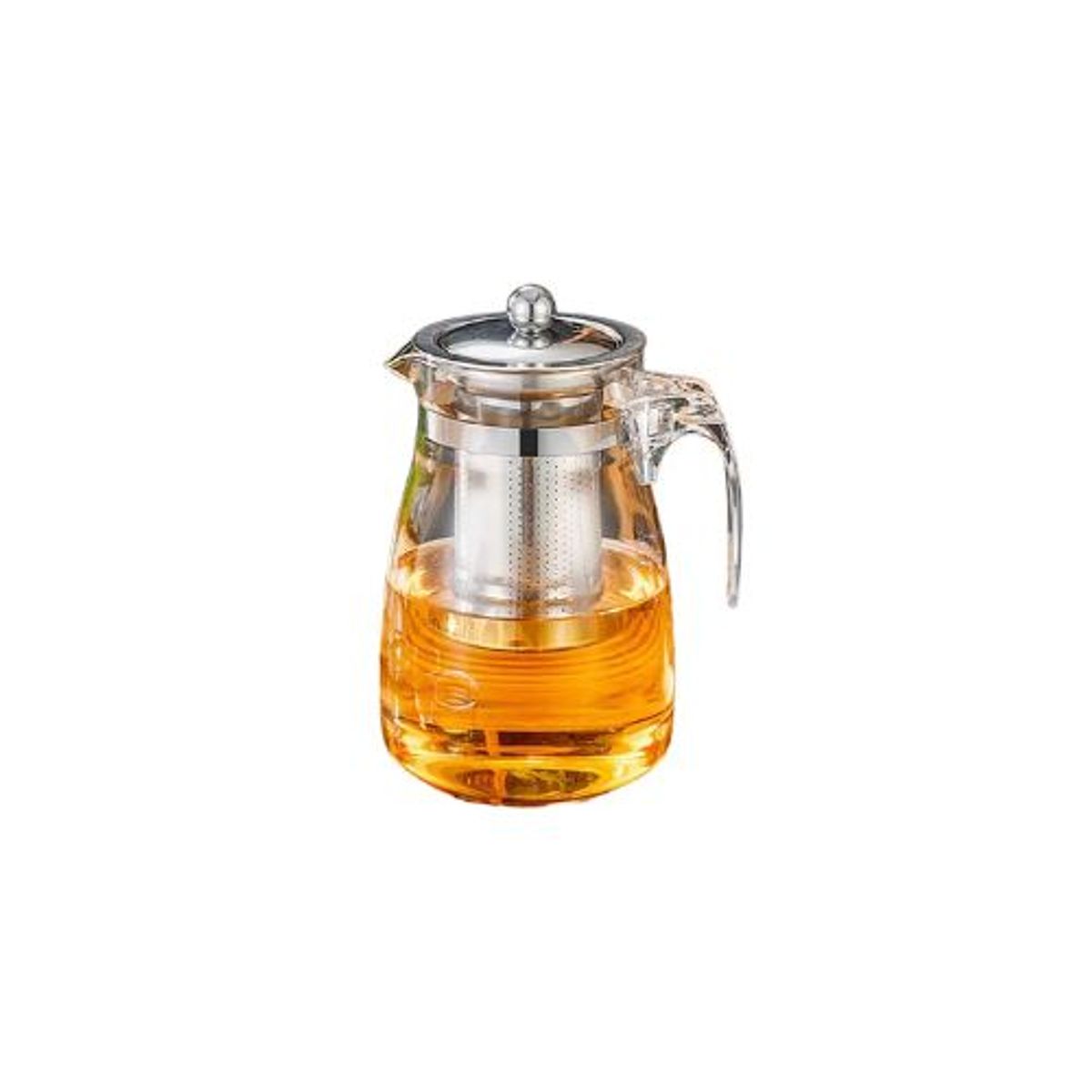 GENERICO - Tetera Té Infusiones Vidrio Con Filtro Acero Inox 750ml