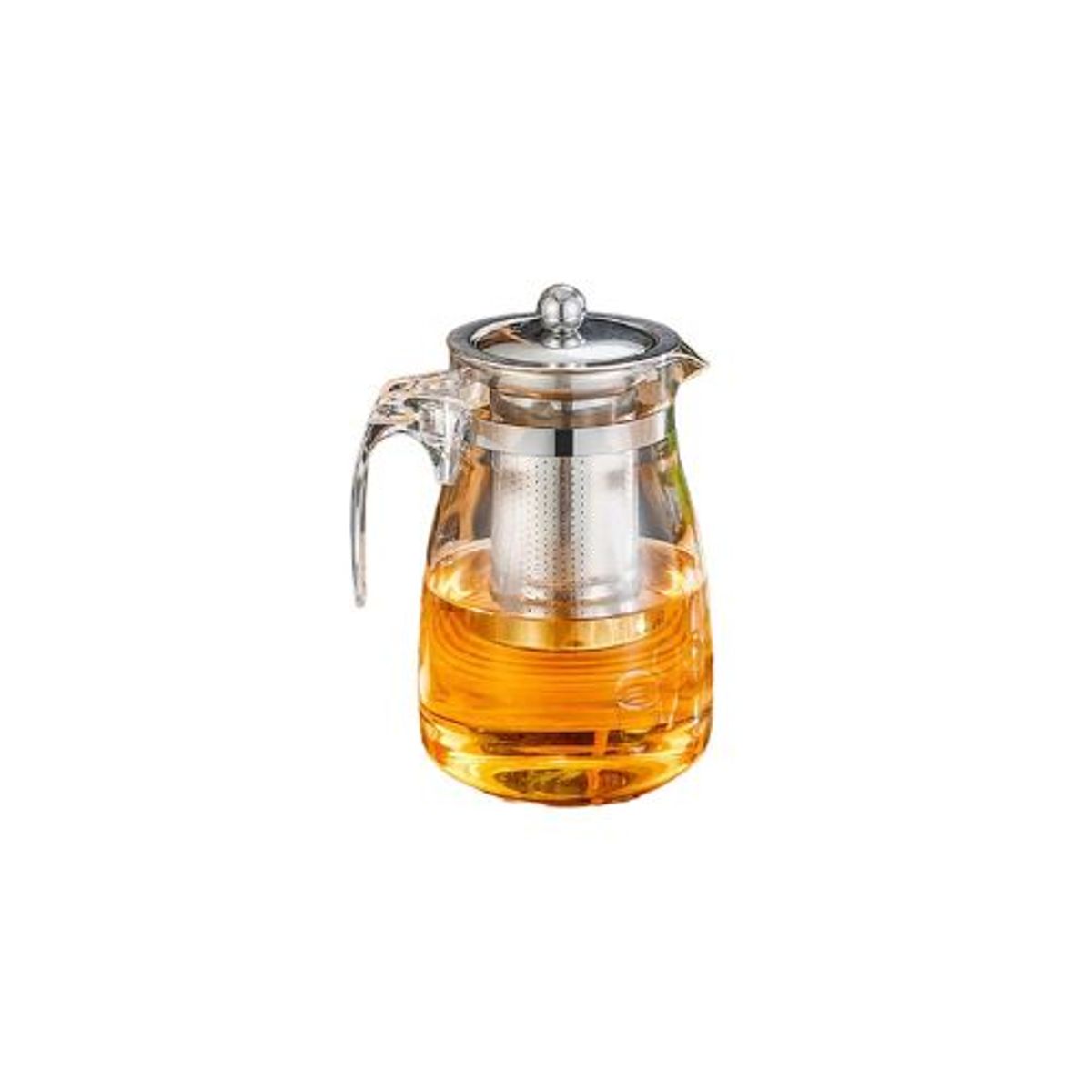 GENERICO - Tetera Té Infusiones Vidrio Con Filtro Acero Inox 750ml
