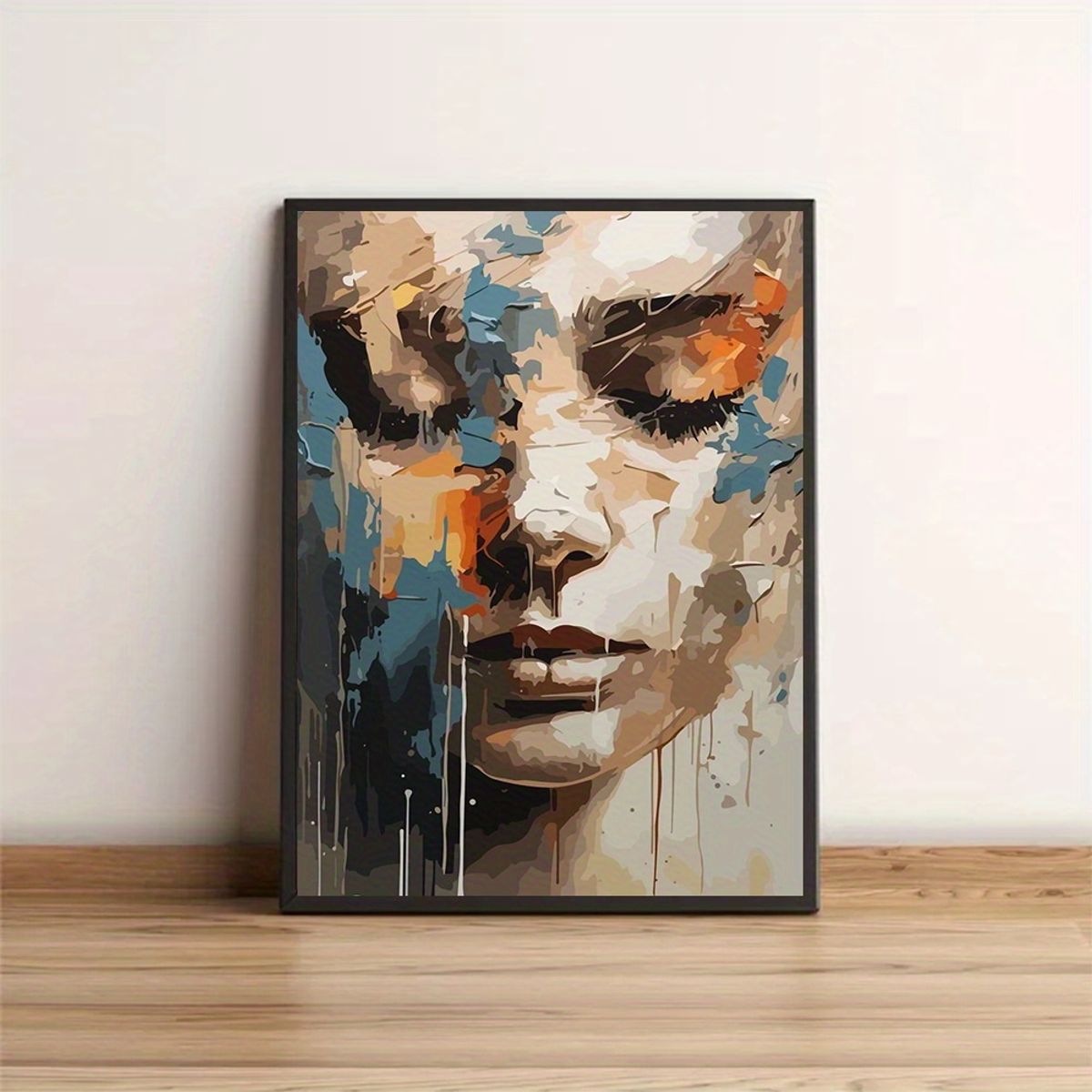 VATYERTY - Cuadro Retrato Abstracto Moderno De Mujer