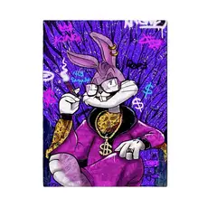 VATYERTY - 1 Póster De Lienzo Con Arte De Anime De Conejos