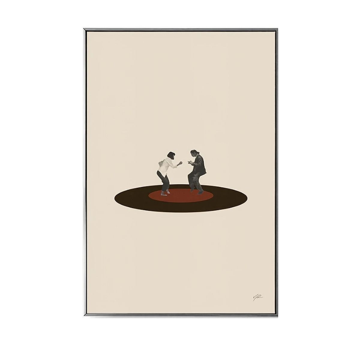 VATYERTY - Póster Minimalista De La Película Pulp Fiction