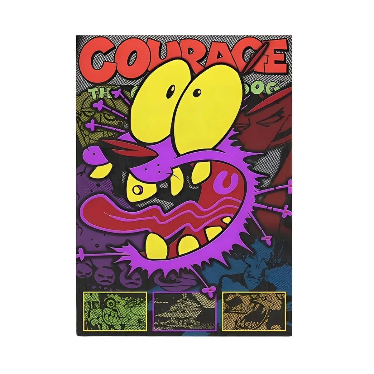 VATYERTY - Póster De Coraje, El Perro Cobarde Impresión