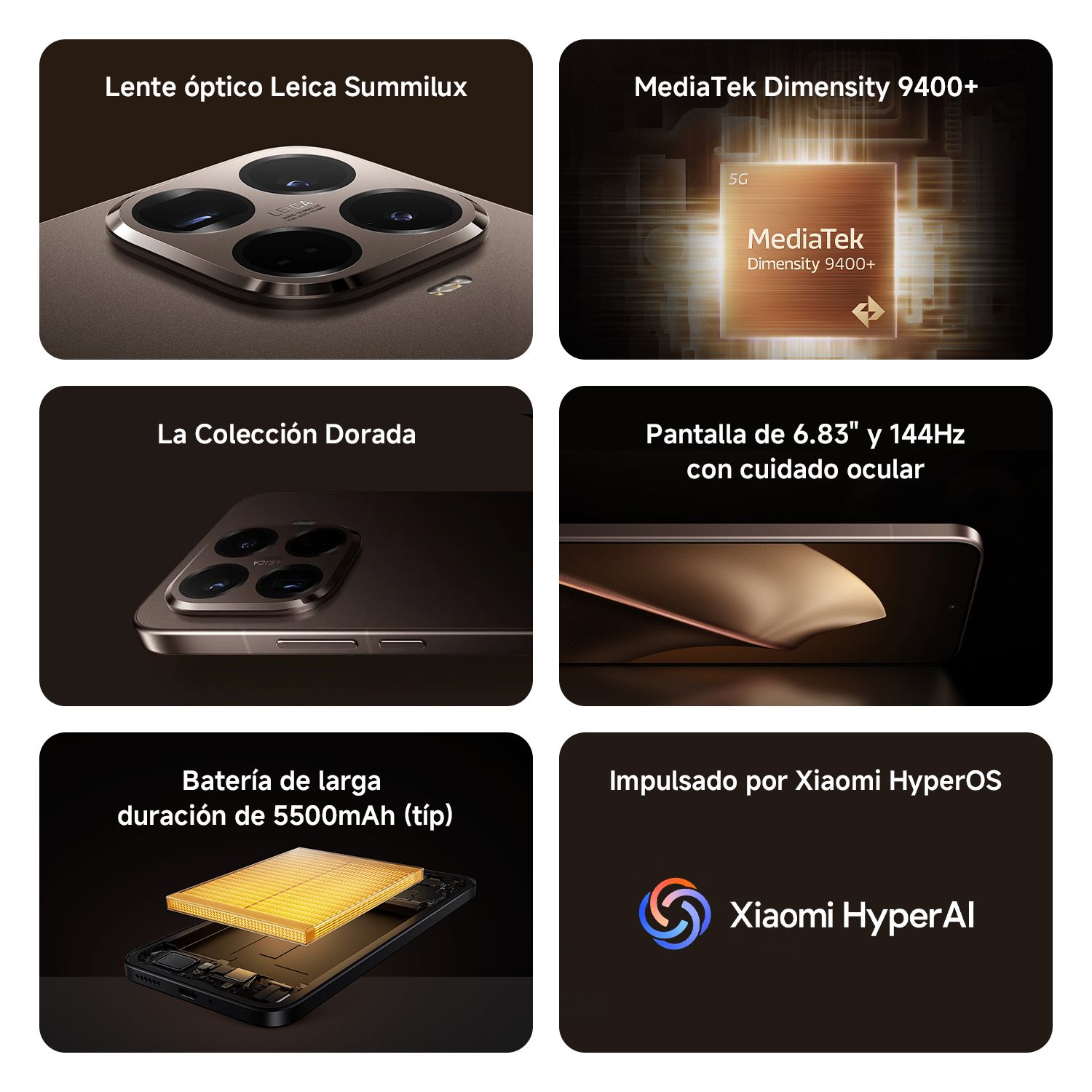 XIAOMI Xiaomi 15T Pro Oro moca 12GB + 256GB | Falabella Chile