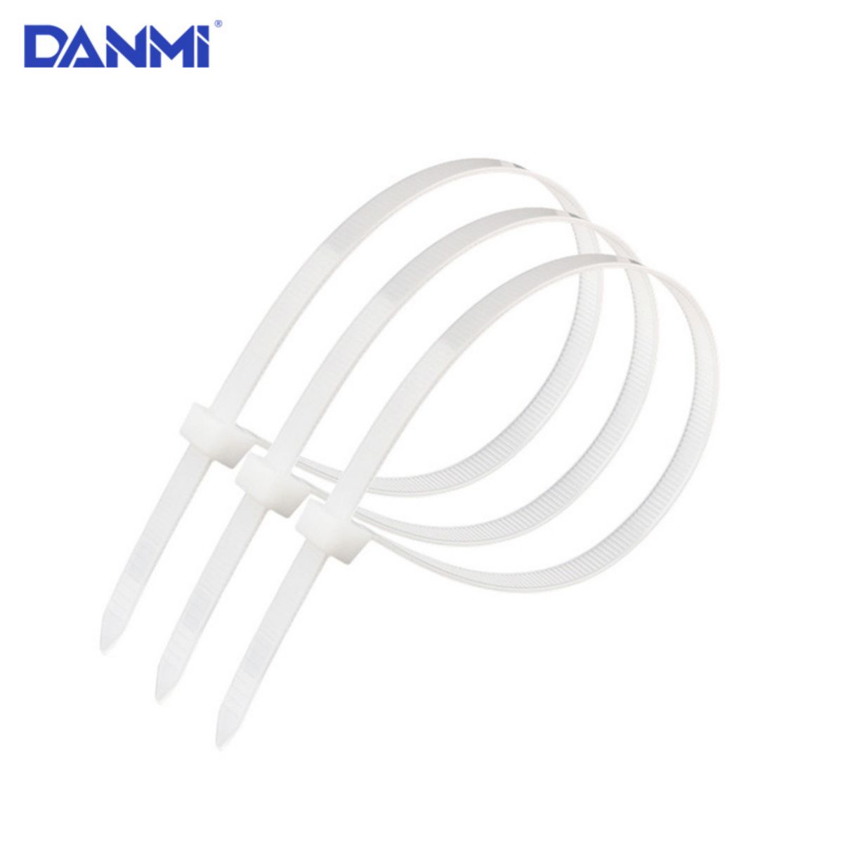 DANMI - Brida Amarra Abrazadera Plástica 5 X 350 Mm Pack 100  Danmi