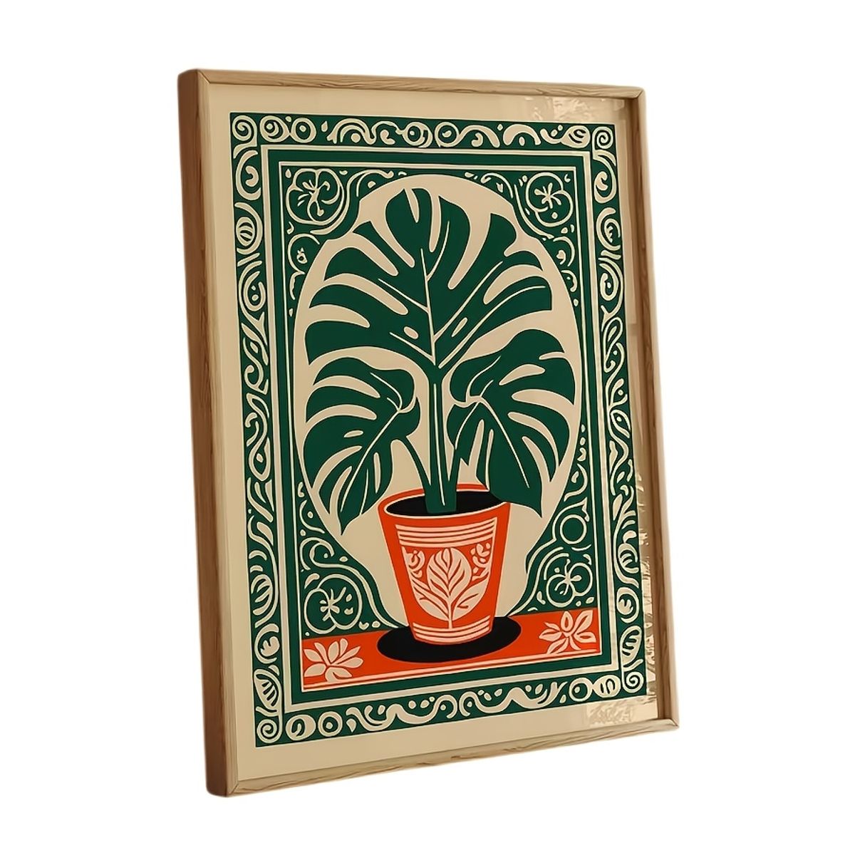 VATYERTY - 1 Póster Vertical Sin Marco De Arte Botánico Tropical Bohemio