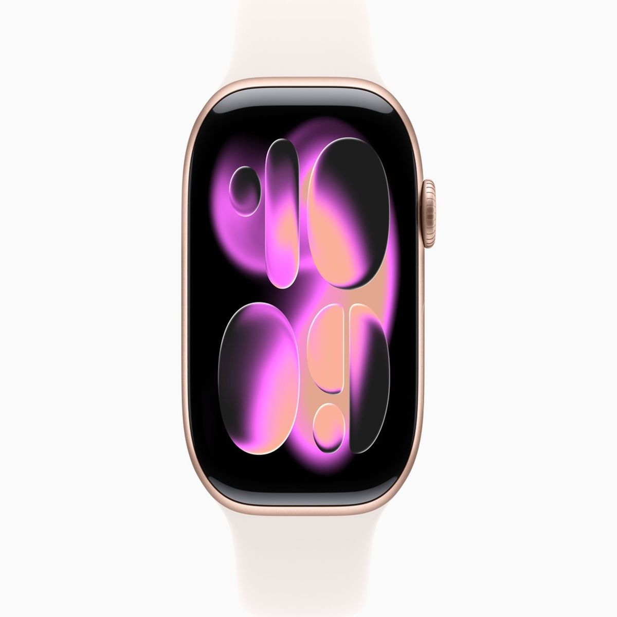 APPLE - Apple Reloj 11 46mm MEV74 Con Caja De Aluminio Oro Rosa y Correa Deportiva Tono Rubor Claro - M/L