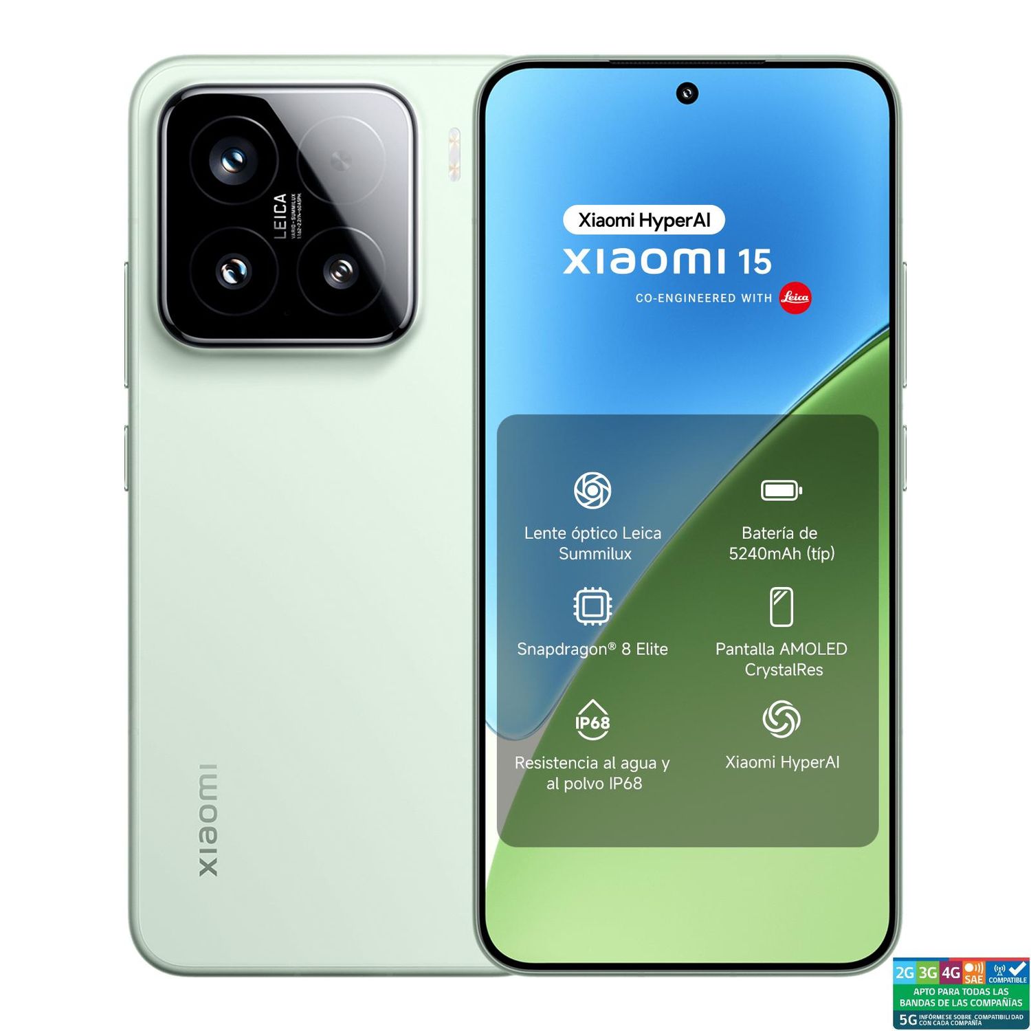 XIAOMI Xiaomi 15 Verde 12GB + 512GB | Falabella Chile