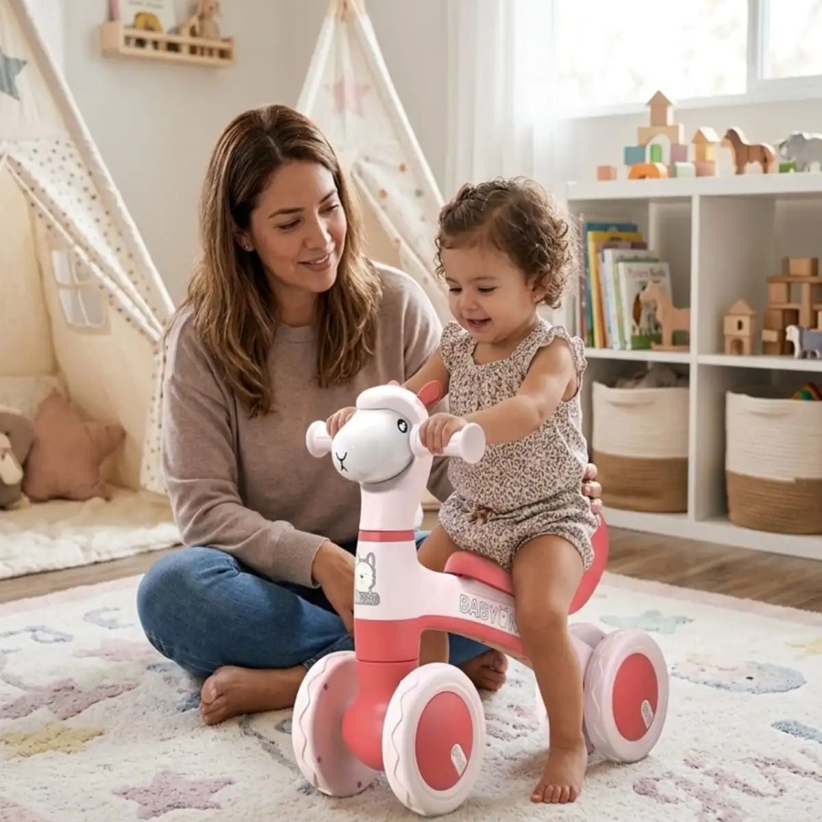 GENERICO - Bicicleta de Equilibrio para Bebés con Ruedas Antideslizantes