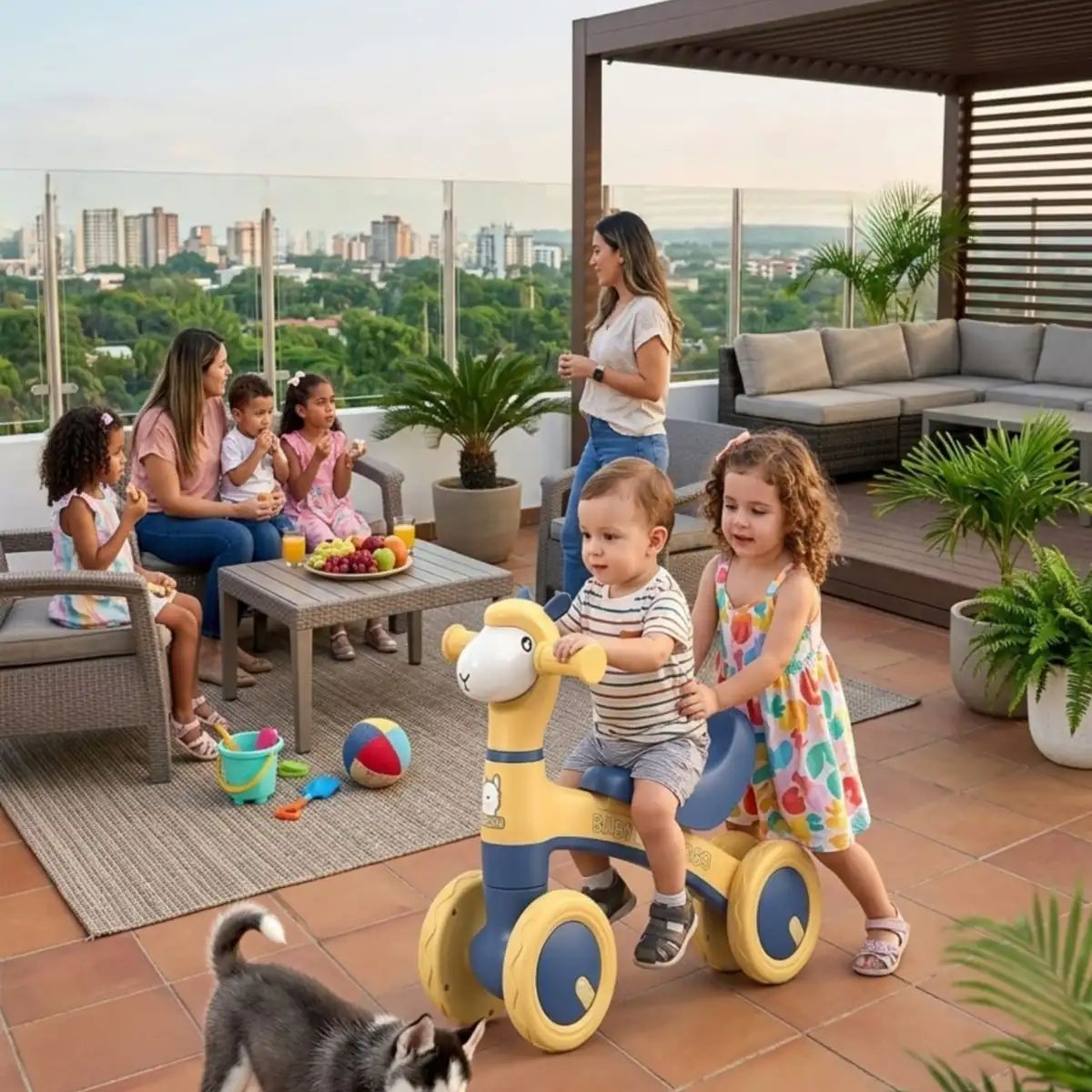 GENERICO - Bicicleta de Equilibrio para Bebés con Ruedas Antideslizantes