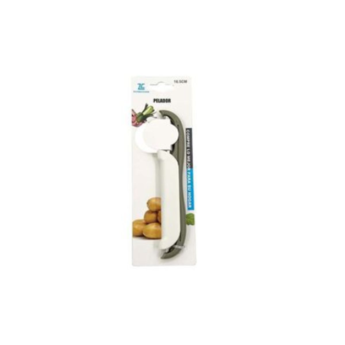 GENERICO - Pelador Vertical 16 Cm Acero Inox