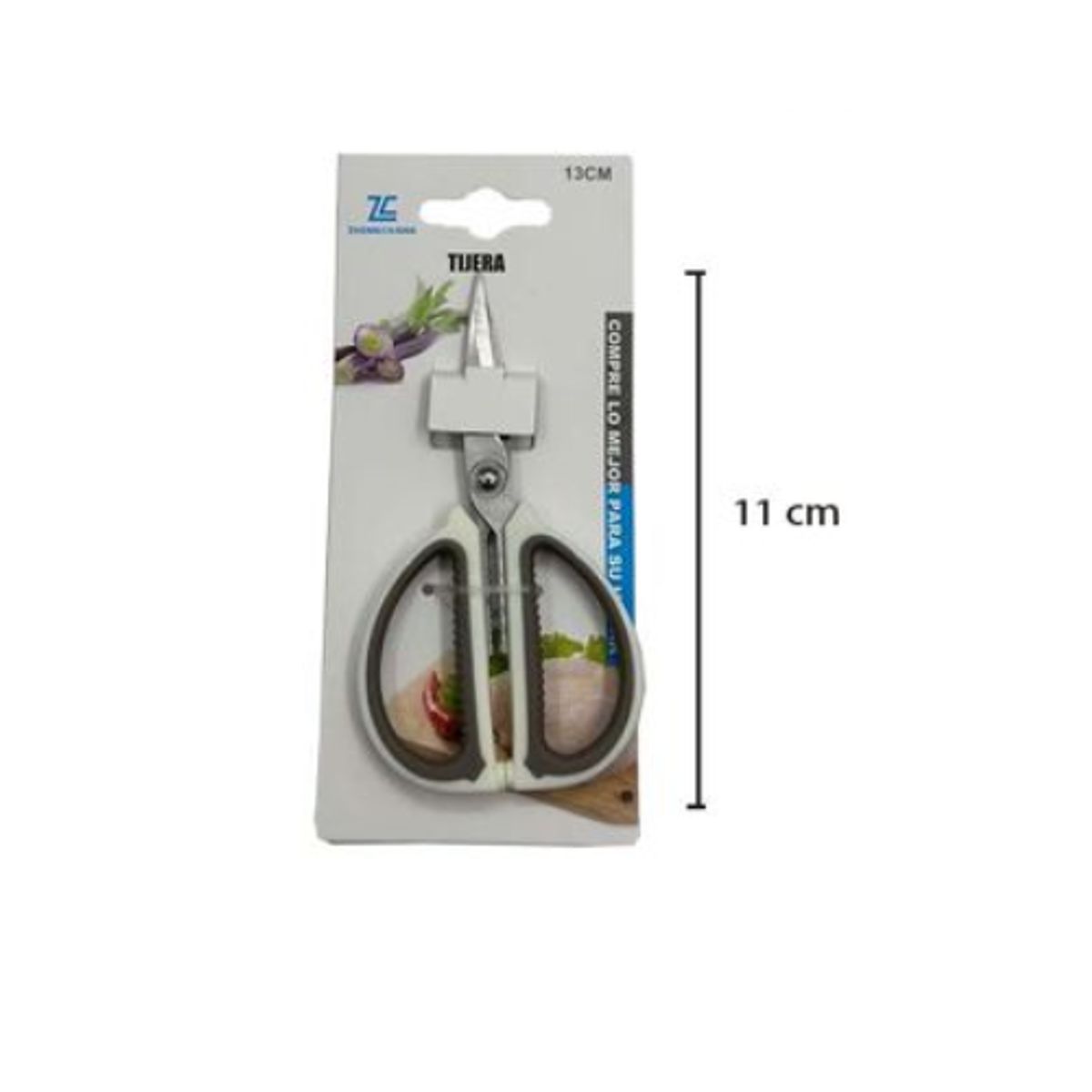GENERICO - Tijera Cocina 11 Cm Acero Inoxidable
