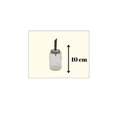 GENERICO - Frasco Para Liquido Aceitero 10 Cm