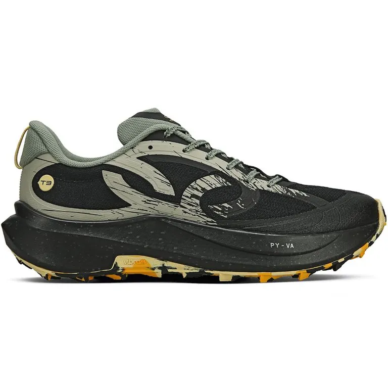 Zapatilla Running Hombre CORRE TRILHA 3 Negro/Musgo
