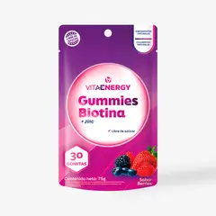 VITAENERGY - Gomitas de Biotina + Zinc 30 gomitas