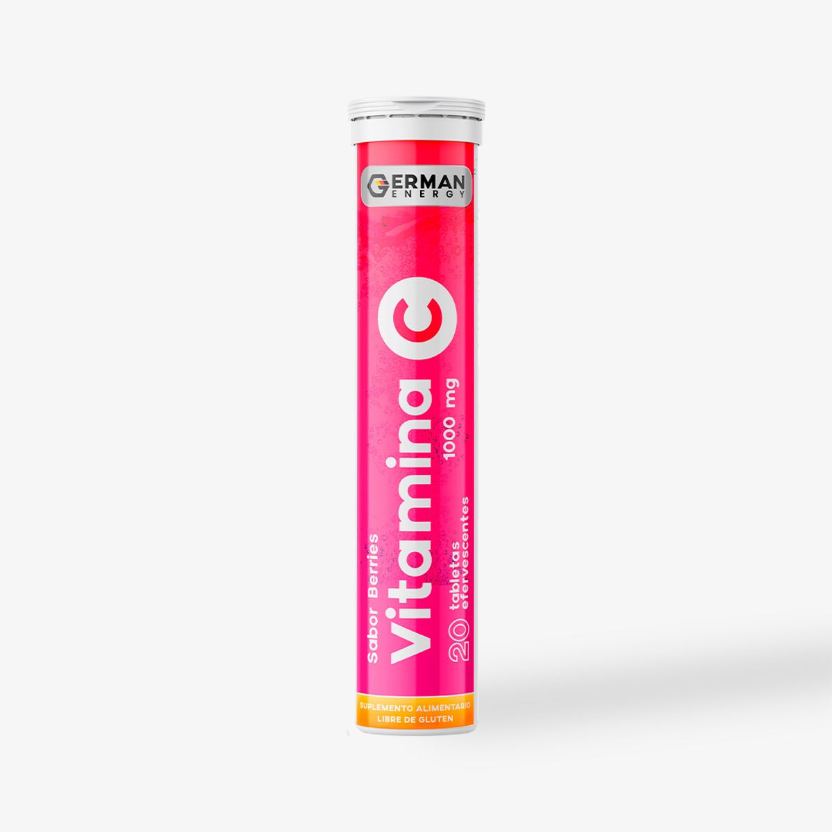 GERMAN ENERGY - Vitamina C 1000 mg sabor berries German Energy