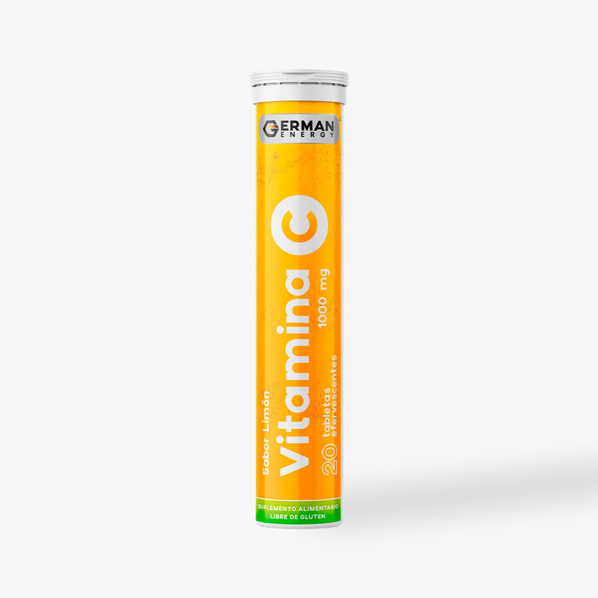 GERMAN ENERGY - Vitamina C 1000 mg sabor limón German Energy