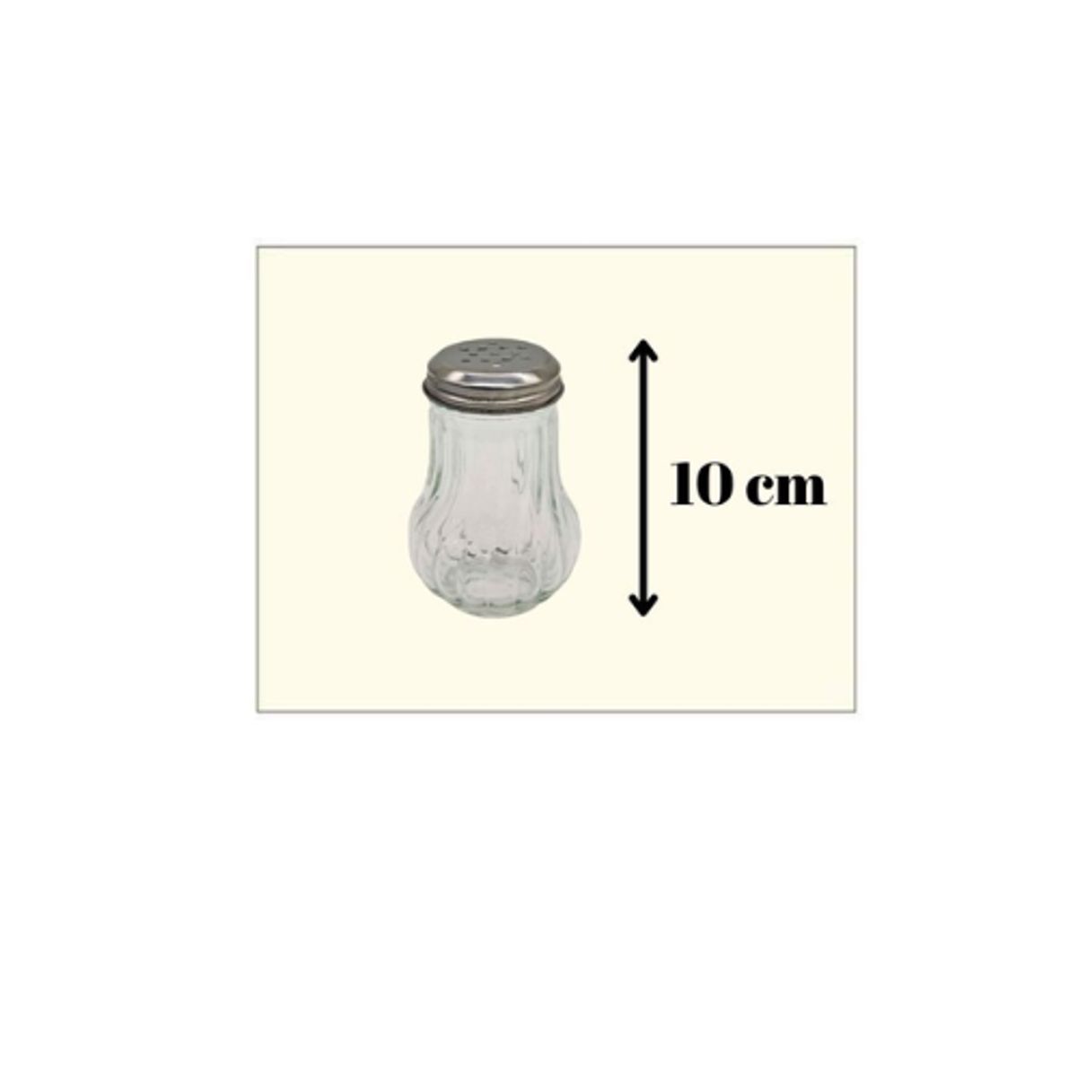 GENERICO - Especiero Salero 10 Cm Transparente