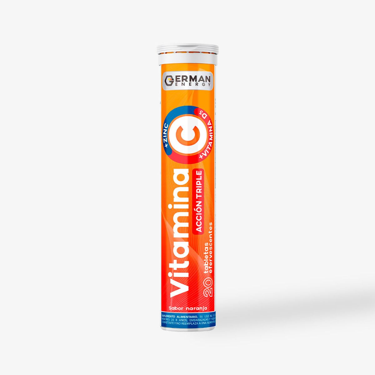 GERMAN ENERGY - Vitamina C + Zinc + Vitamina D3 German Energy