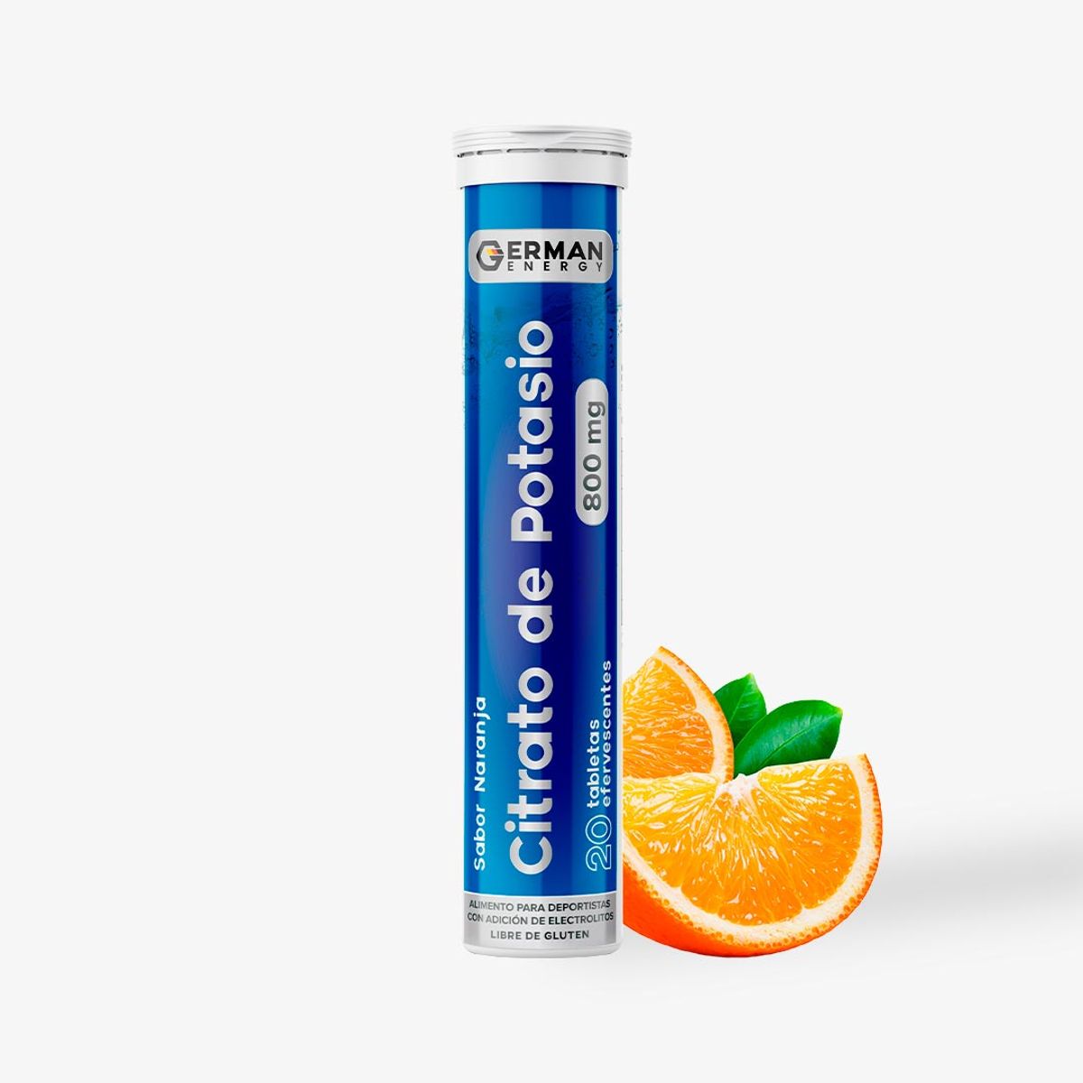GERMAN ENERGY - Citrato de potasio 800 mg German Energy