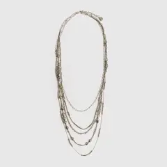 LOUNGE - Collar Mujer Mostacillas Irregulares