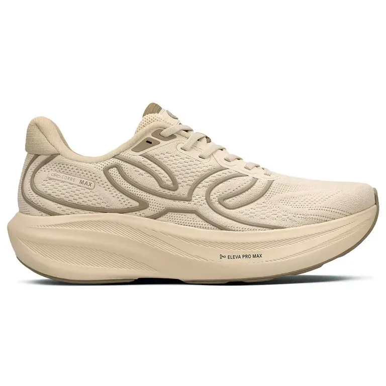 Zapatilla Running Mujer CORRE MAX Beige