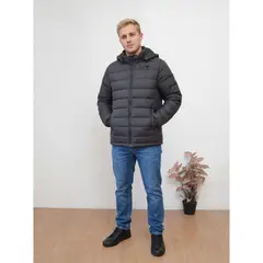 LIKE SHOP - Parka Hombre Chaqueta Calidad Premium Resistente Agua Gorro 5014