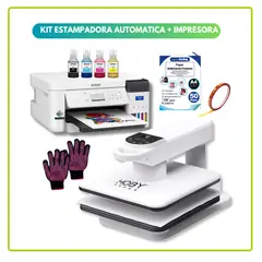EPSON - Estampadora plana Automatica 38x38cm Hoby Press + IMPRESORA de Sublimación