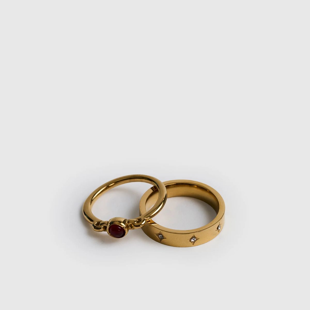 LOUNGE - Set Anillos Mujer Strass