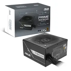 ASUS - Fuente de Poder Prime 750W Bronze, Cables Fijos, PFC Activo, Certificada 80 PLUS Bronze