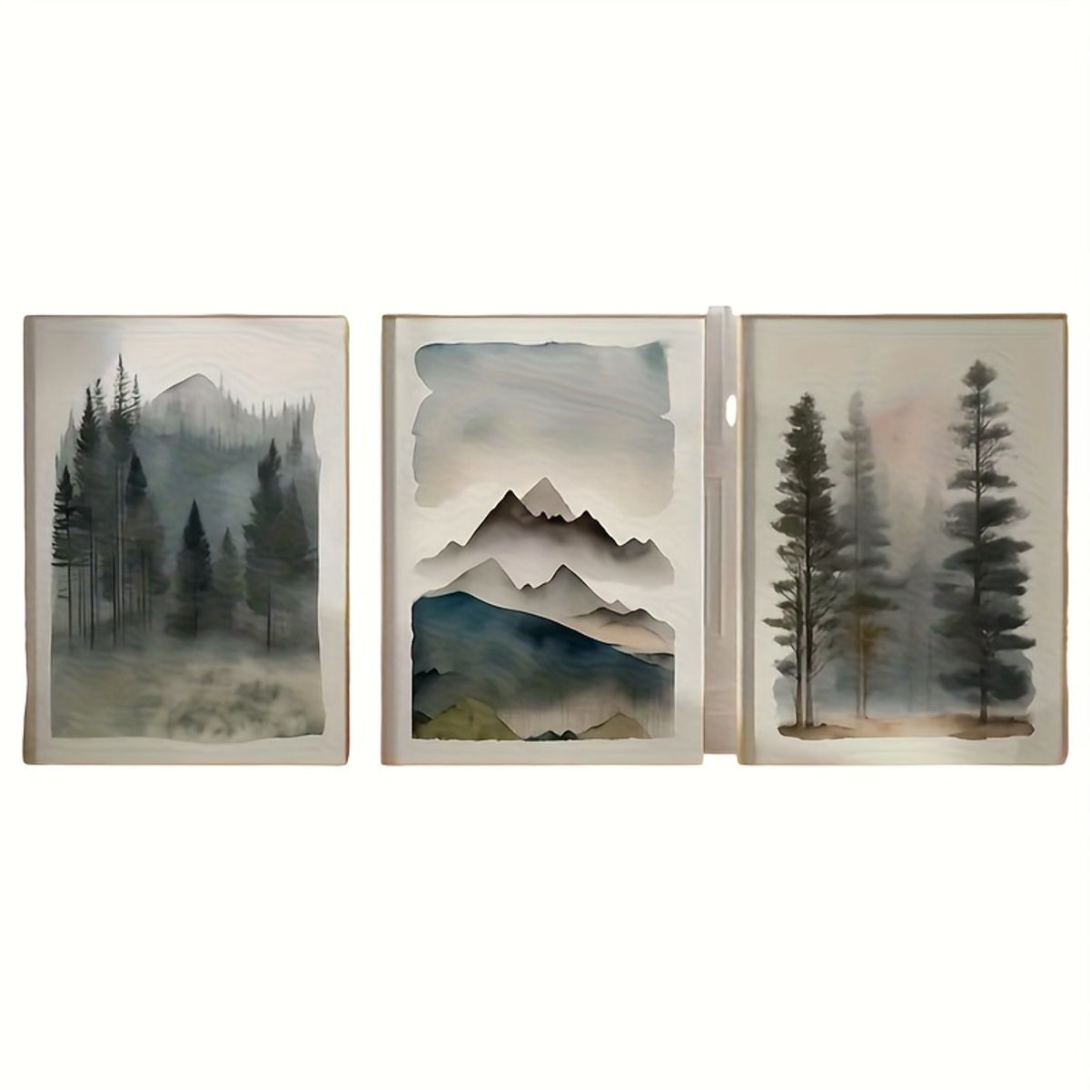VATYERTY - Set of 3 De Paisaje Abstracto De Montaña