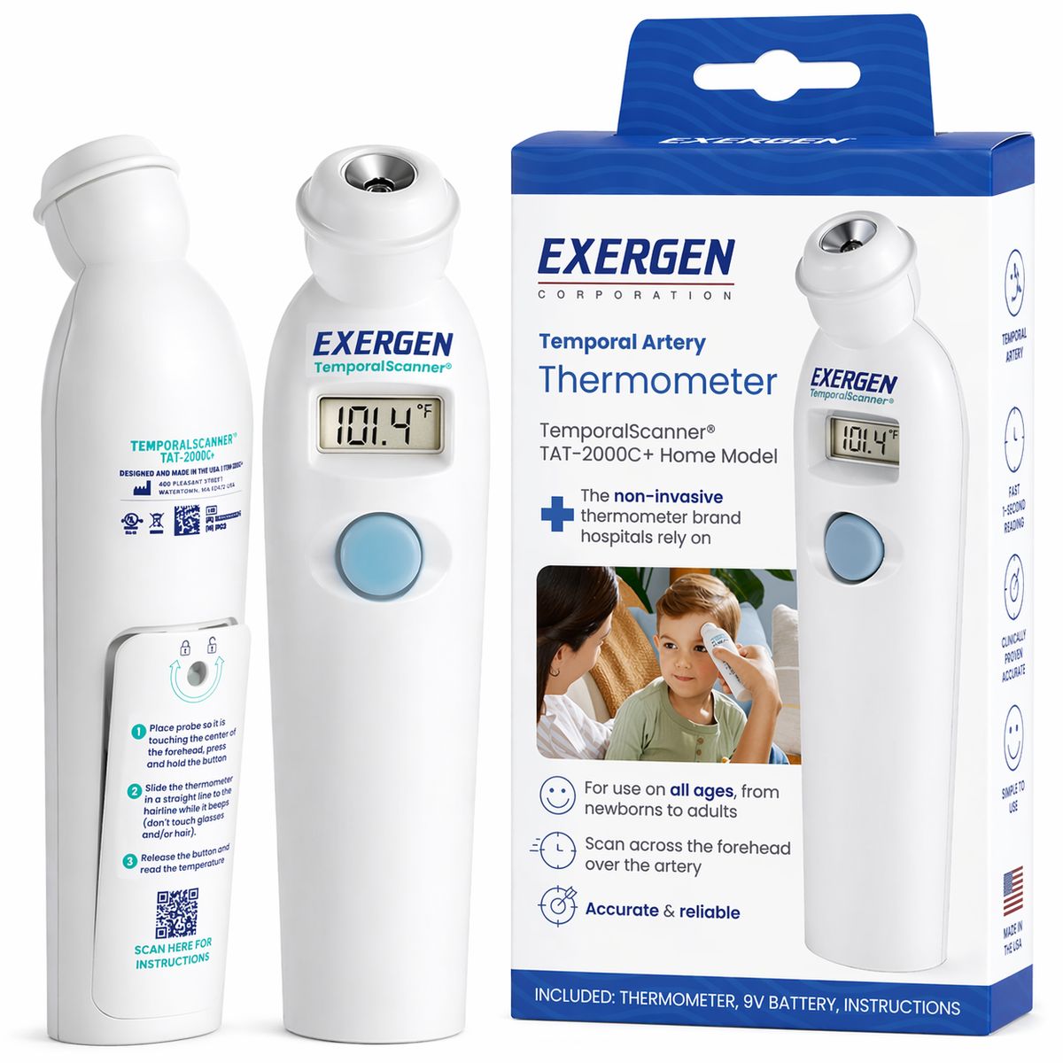 EXERGEN - Termómetro Arteria Temporal Bebé Y Adultos Exergen