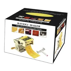 GENERICO - Maquina para Pasta Estiradora Masa hacer Pastas Ravioli de Acero inoxidable