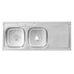 DUSCHY - Lavaplato Sobreponer Monomando 1200X500 Derecho con rebalse
