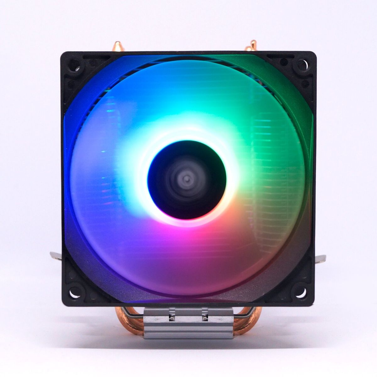 GENERICO - Disipador para CPU Morpheus RF-P2 RGB, 2 Heatpipes, Intel/AMD, 92mm