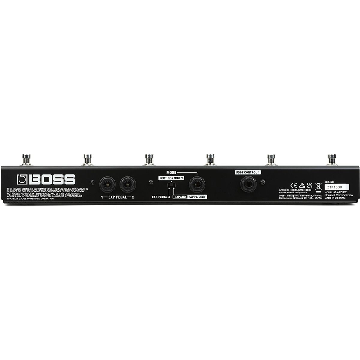 BOSS - Footswitch Boss GA-FC EX