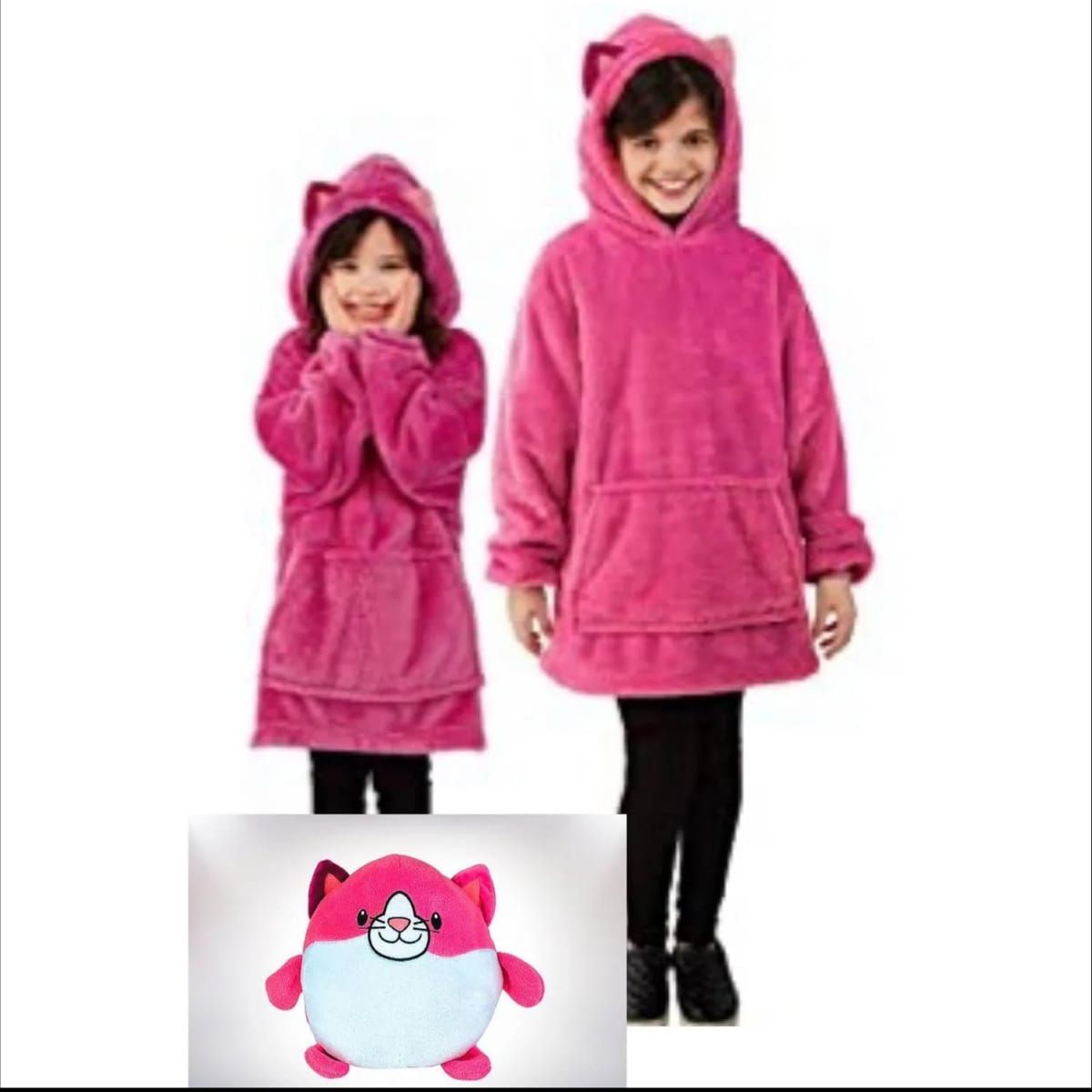 MOVI - Polerón Peluche Sherpa Infantil Unisex - Abrigado, Suave y Talla Única NIÑO