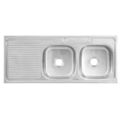 DUSCHY - Lavaplato Sobreponer Combinacion 1200X500 Izquierdo con rebalse