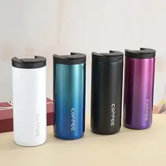 HOMEY - Vaso Térmico Premium con Tapa Hermética, Por Unidad, Mantiene Frío y Calor.