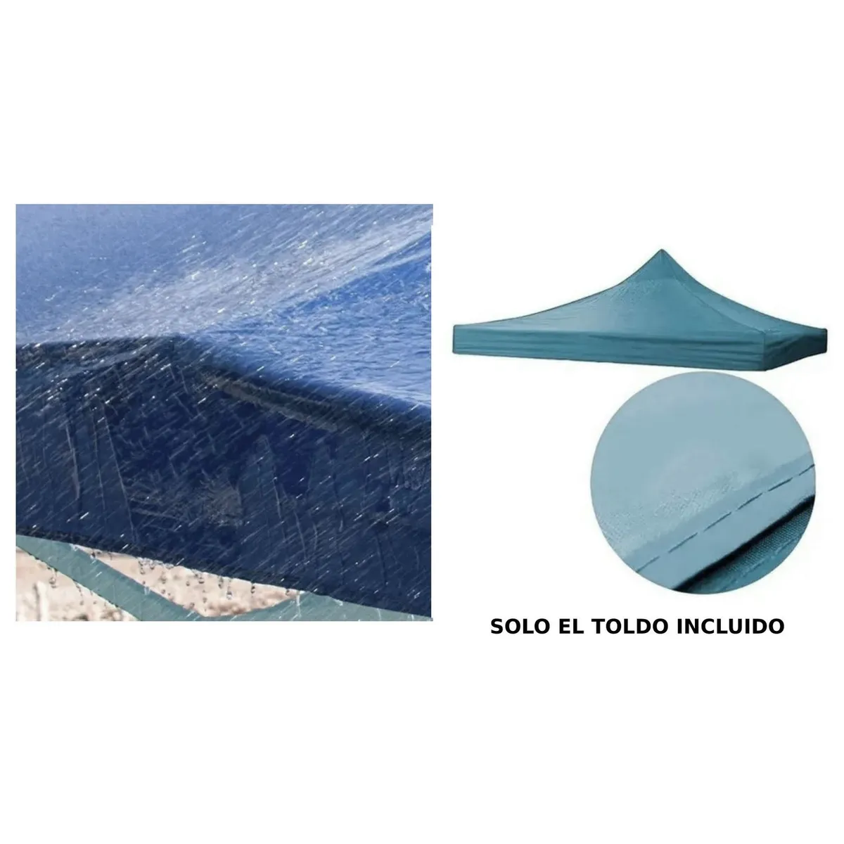 GENERICO - Lona 3X3 Carpa Toldo Impermeable
