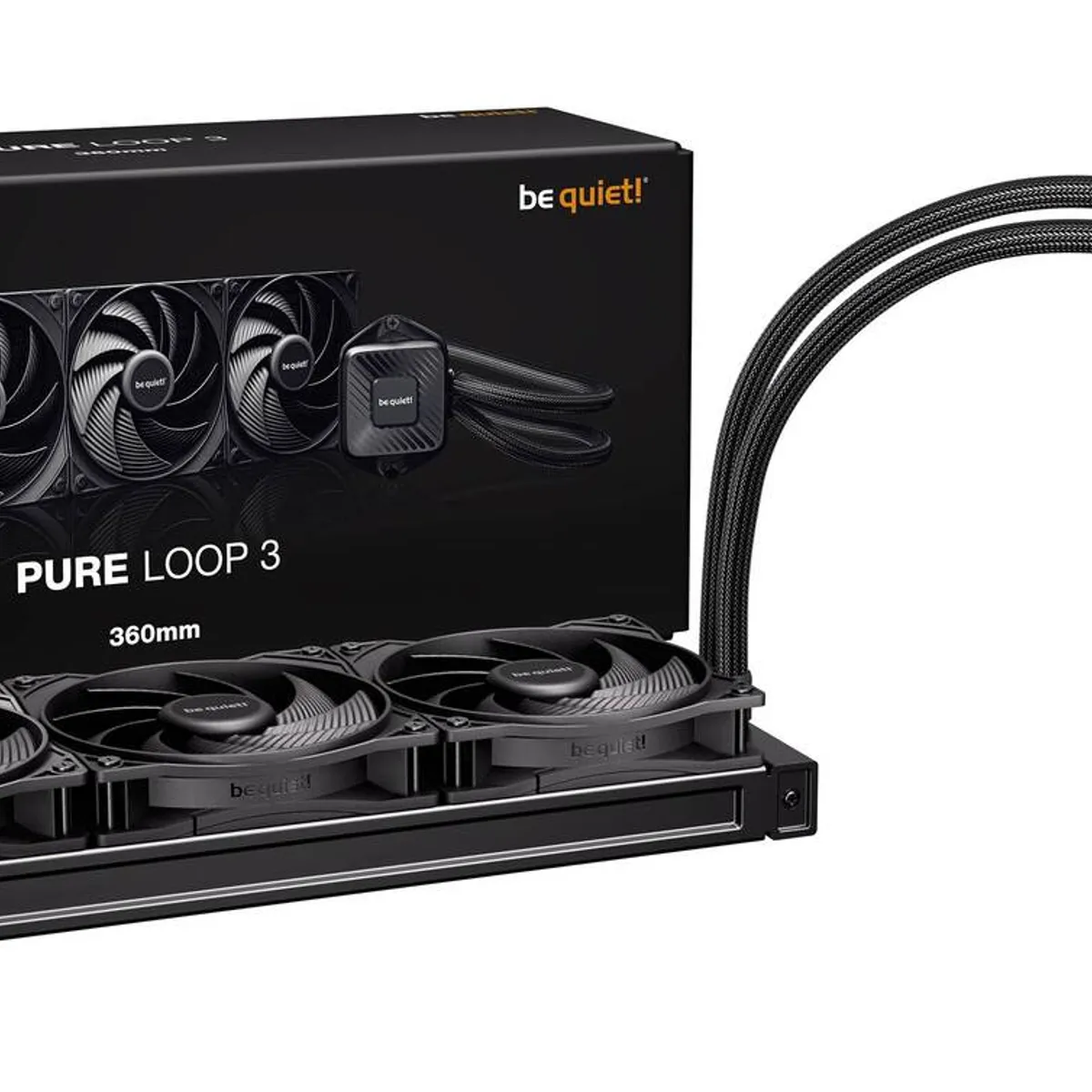 BE QUIET - Refrigeración Líquida Be Quiet Pure Loop 3, 360mm, PWM, IntelAMD