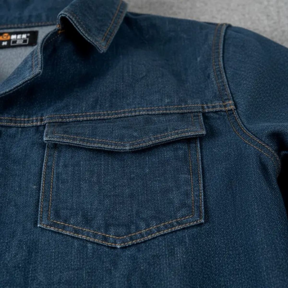 KUMEN - Chaqueta Slack Mezclilla Kumen