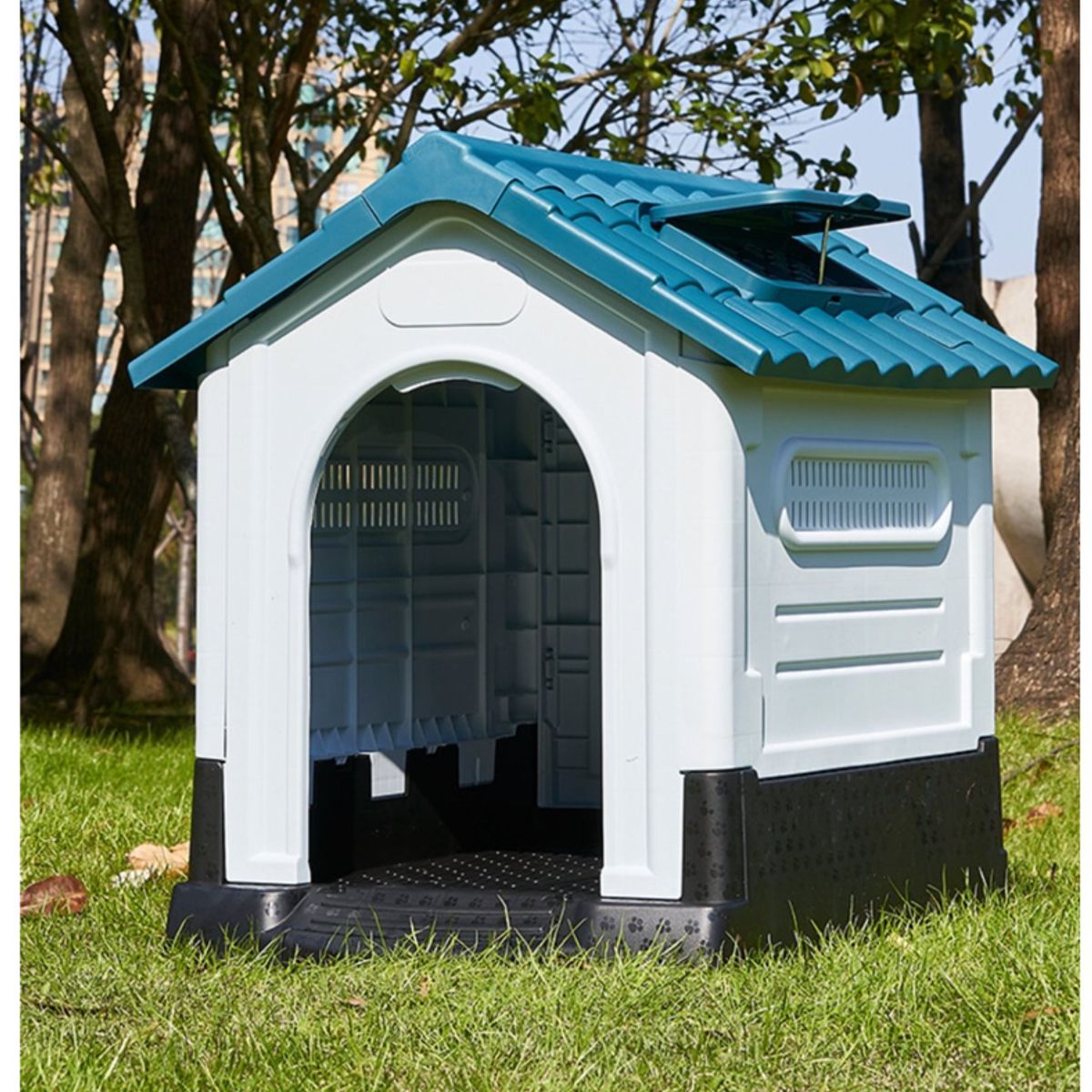 KIDSCOOL - Casa Para Perros Razas Pequeñas a Medianas Resistente con Ventilación