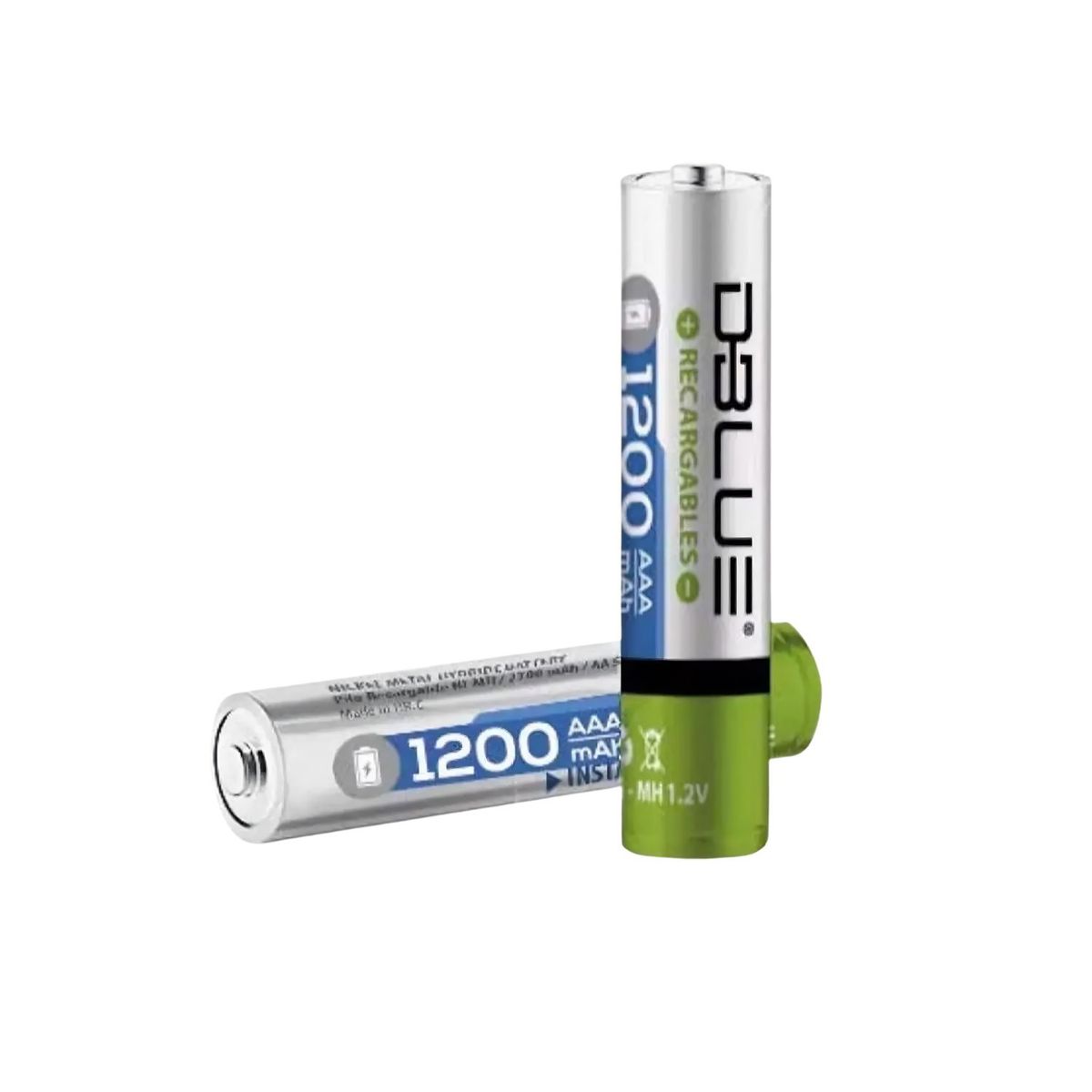 DBLUE - Pack 5 Pilas Recargables Aaa Dblue 1200mha