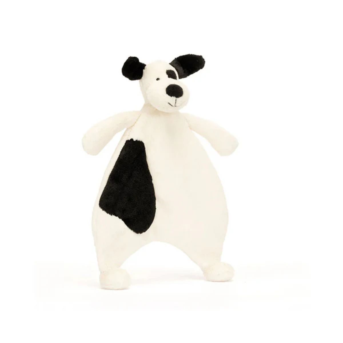 JELLYCAT - Tuto Comforter - Perro Blanco y Negro - Jellycat