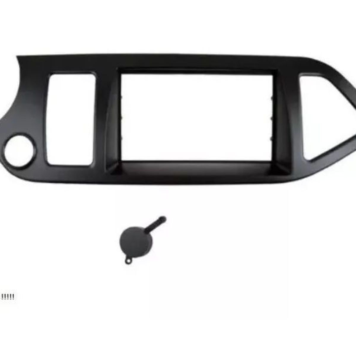 GENERICO - Bisel Adaptador Kia Morning 2012-2015 Para Radio 9 Pulgada