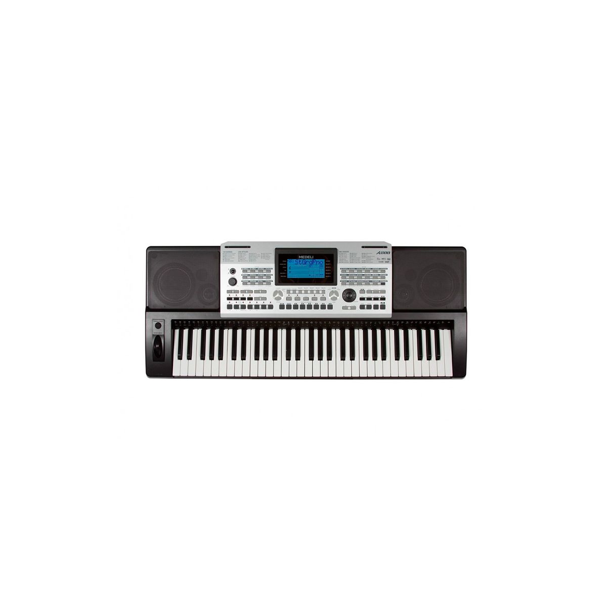 GENERICO - Teclado Electrónico 61 Teclas MEDELLI A800