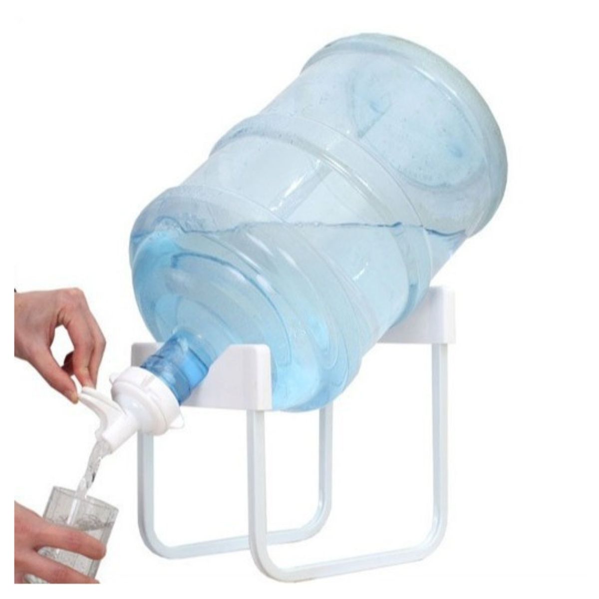 GENERICO - Soporte Metálico Para Bidón De Agua Con Boquilla Dispensado