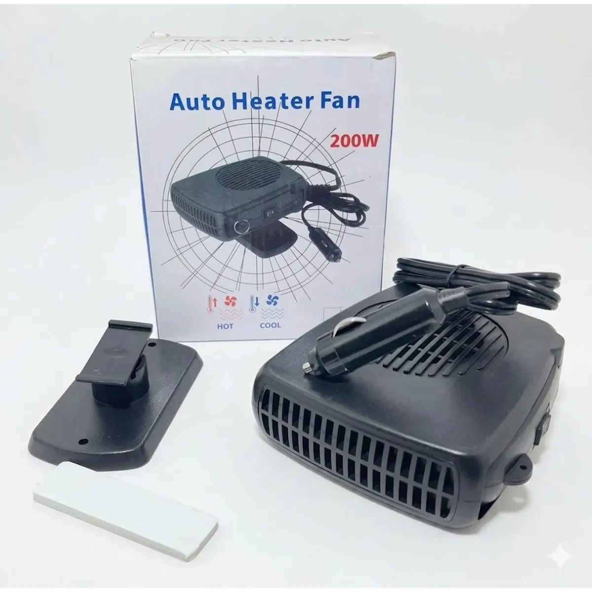 GENERICO - Calefactor y Ventilador portátil diseñado para vehículos 200W