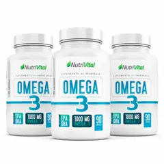 NUTRIVITAL - Pack 3 omega 3 1000mg 270 caps