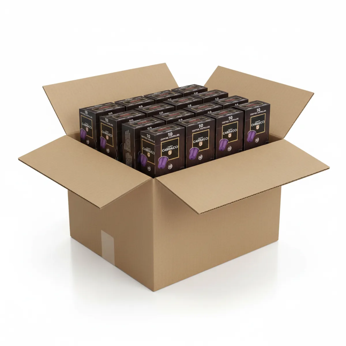 CARRACCI - Cápsulas de Café Napoli para Nespresso Carracci 10x10x50g Kiosclub